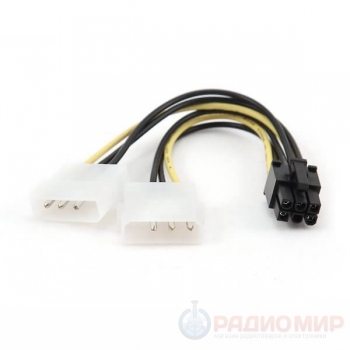 Переходник питания 2xMolex->PCI Express 6pin CC-PSU-6